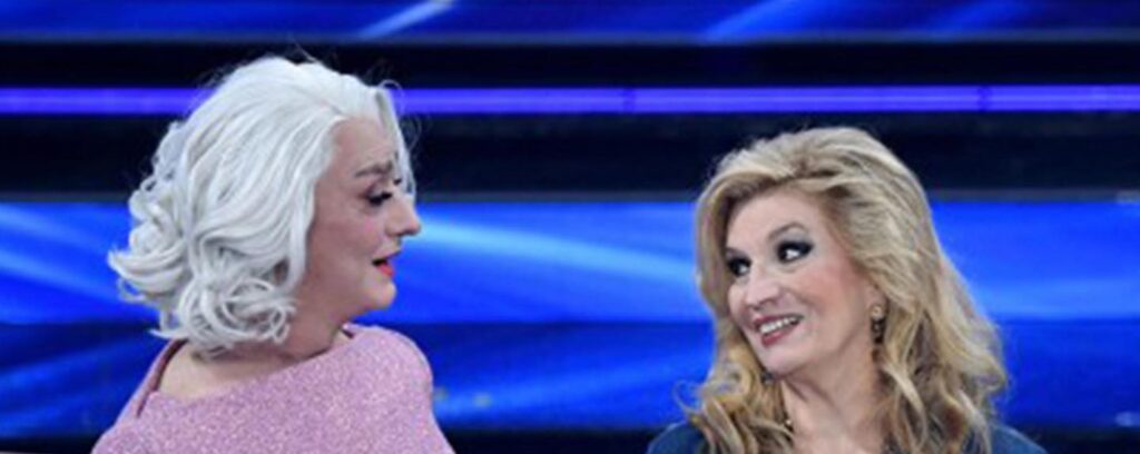 Sanremo 2022: le Fantapagelle fashion della FantaRosanna Cancellieri dei Povery (terza serata)