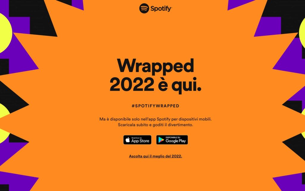 Come si usa Spotify Wrapped 2022 dal computer?