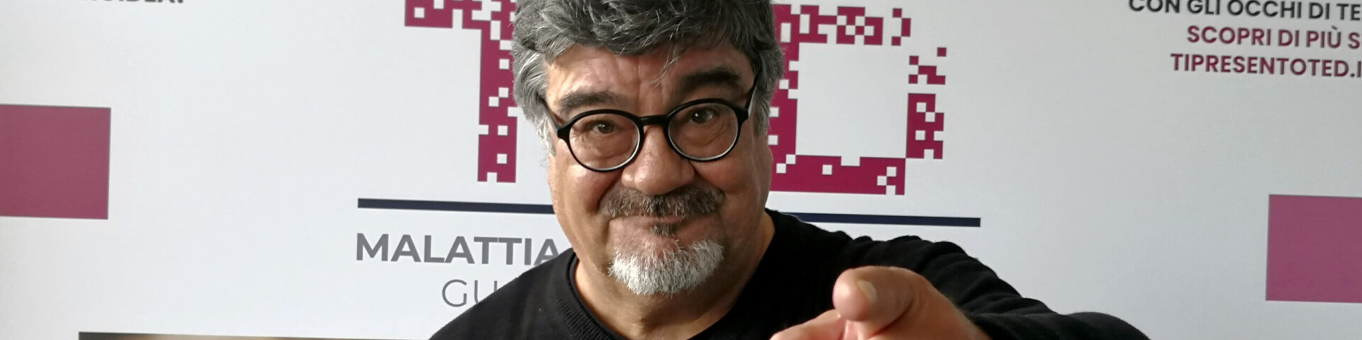 Francesco Pannofino testimonial di “Ti presento TED – Malattia Oculare Tiroidea: guardiamola a vista”